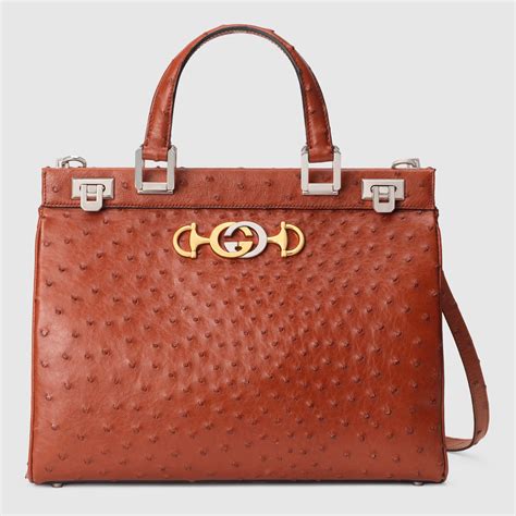 gucci zumi ostrich bag|gucci zumi tote bag.